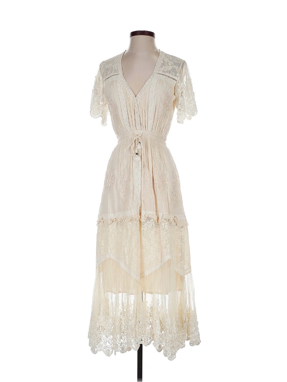 Spell Maggie Embroidered Midi Dress - Picture 3 of 7